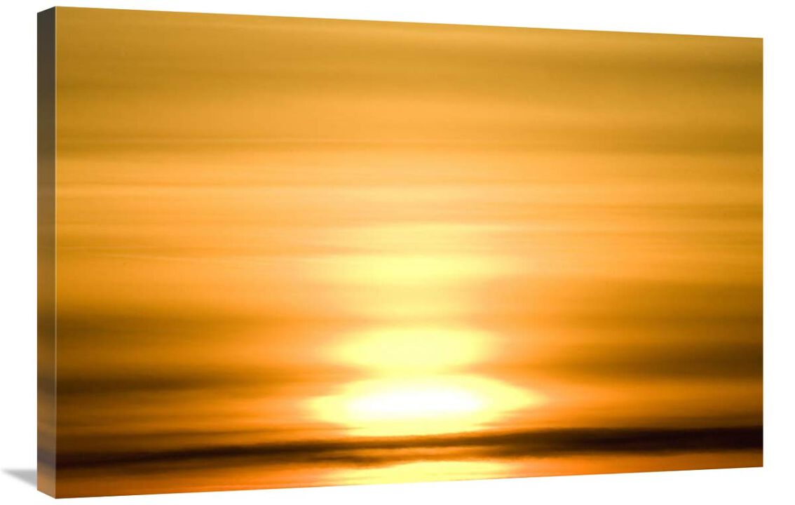 Winter sunset over tundra, Canada-Canvas Art-36x24