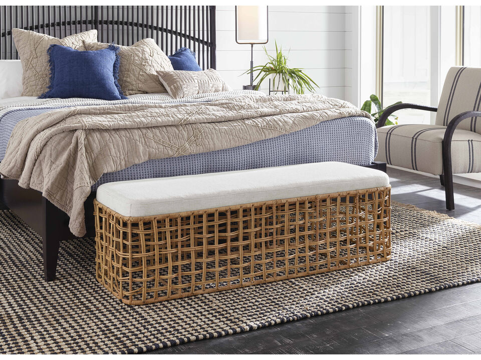 Rattan Bench