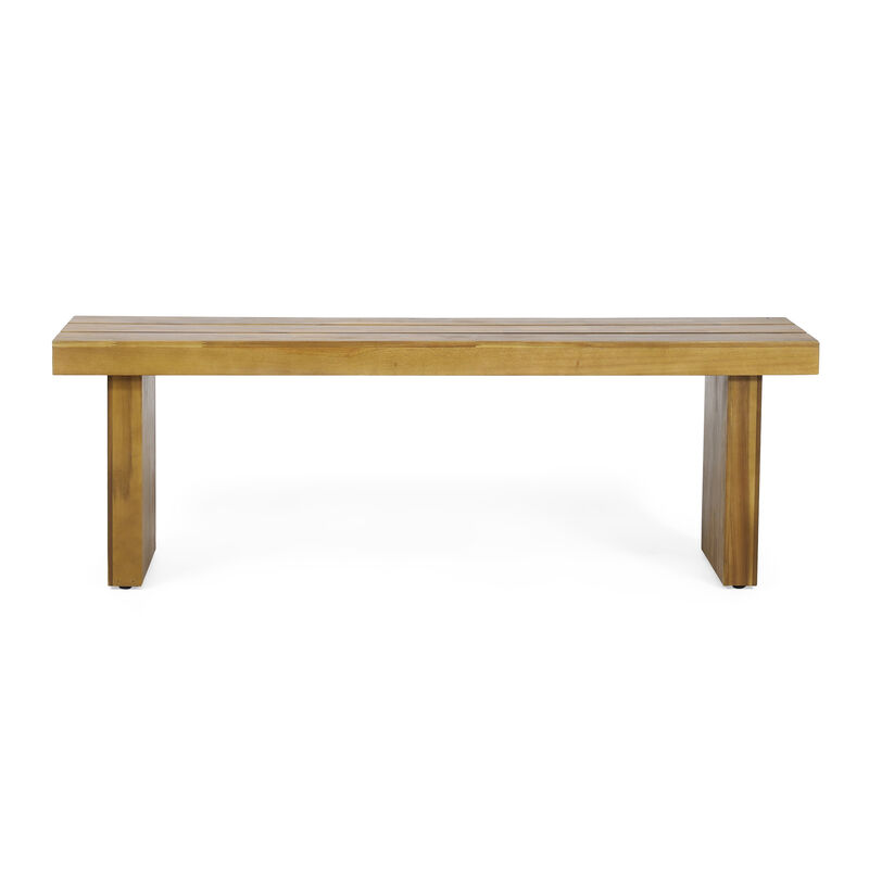Merax Outdoor Indoor Wood Bench Dining Chair
