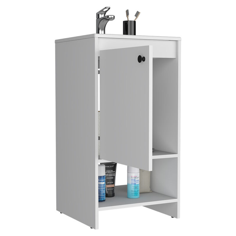 Bathroom Vanity Poket, Bathroom, White