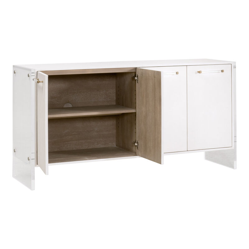 Sonia Shagreen Media Sideboard