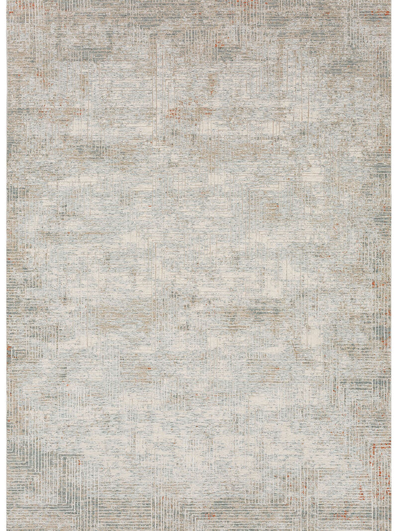 Solitude Plaza Dilao Dark Grey Beige 2' 7" X 7' 3" Rug