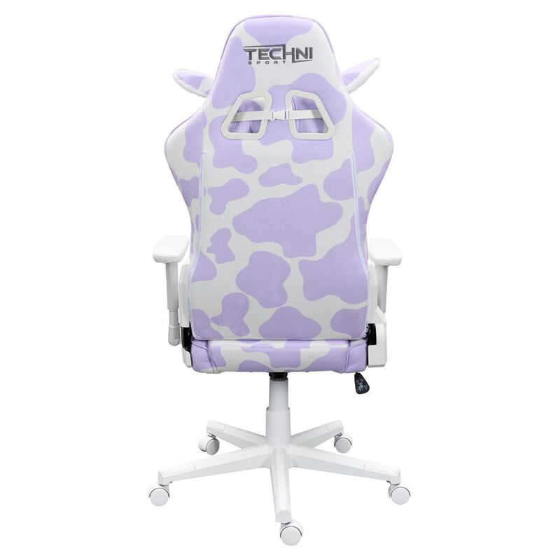 Techni Sport TS85 Lavender Print COW Series Gaming Chair
