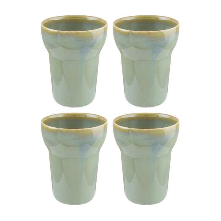 Round Porcelain Mug (Set of 4) dia.3.75" h:4.75" 12 oz.
