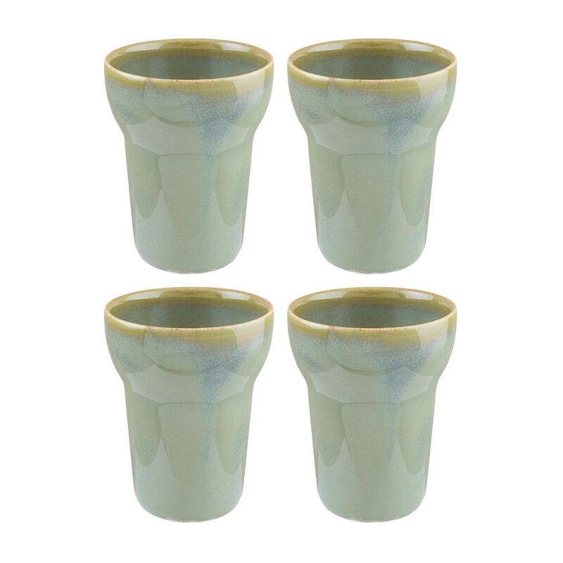 Round Porcelain Mug (Set of 4) dia.3.75" h:4.75" 12 oz.