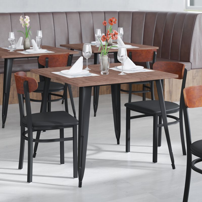 Metal/Wood Restaurant Chairs