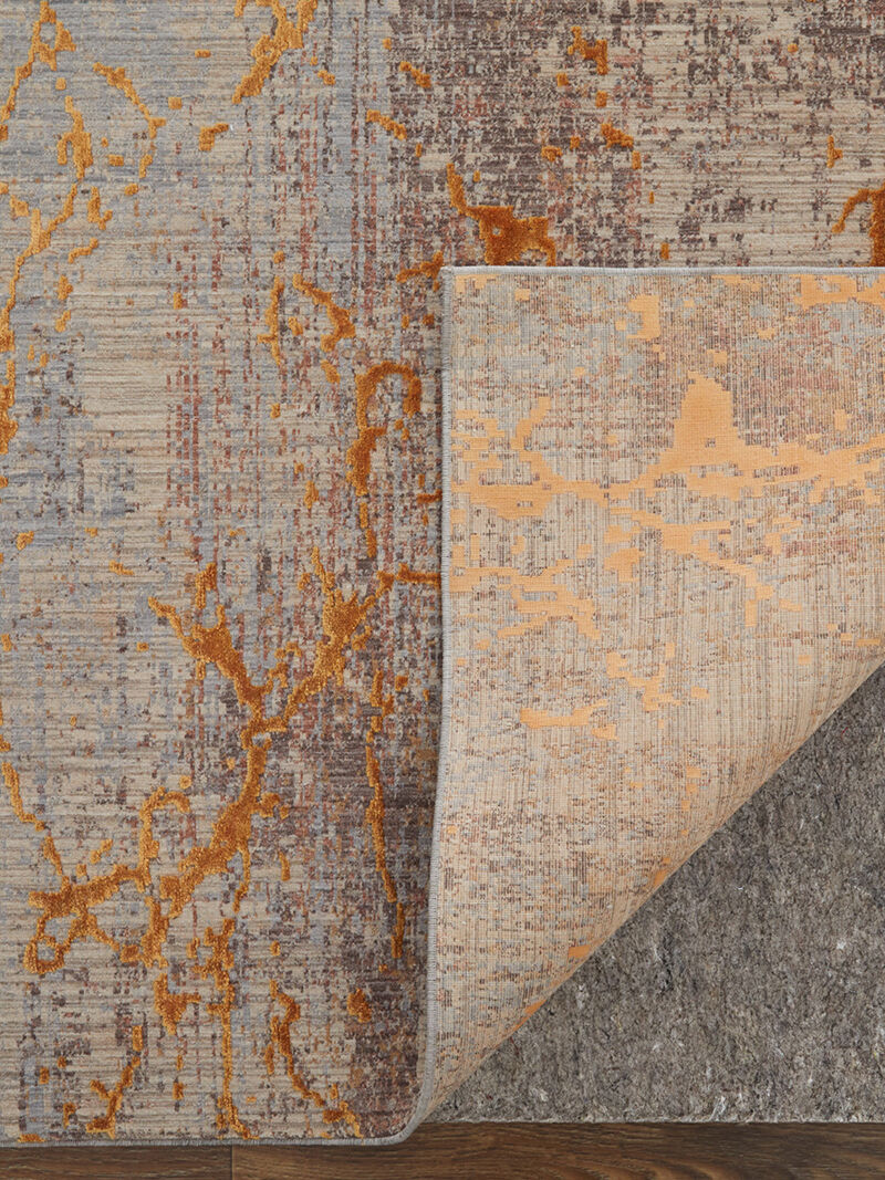 Pryor 39NEF 7'10" x 10' Gold/Brown/Gray Rug