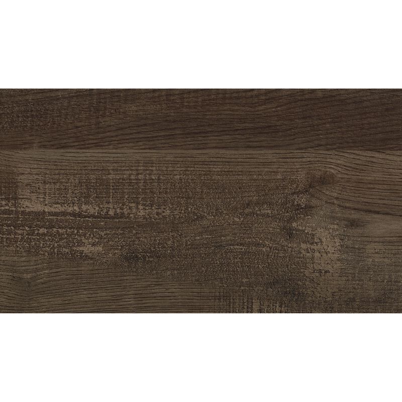 Rustic Panel Design Wooden Queen Size Bed with Block Legs Support, Brown-Benzara