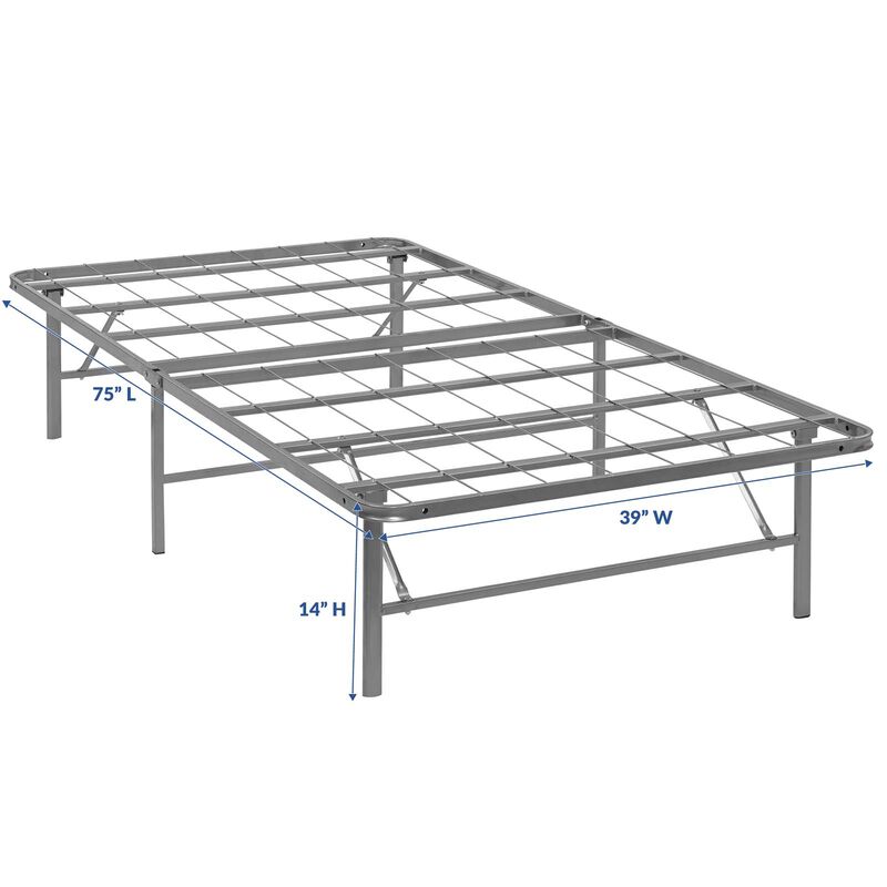 Modway - Horizon Twin Stainless Steel Bed Frame