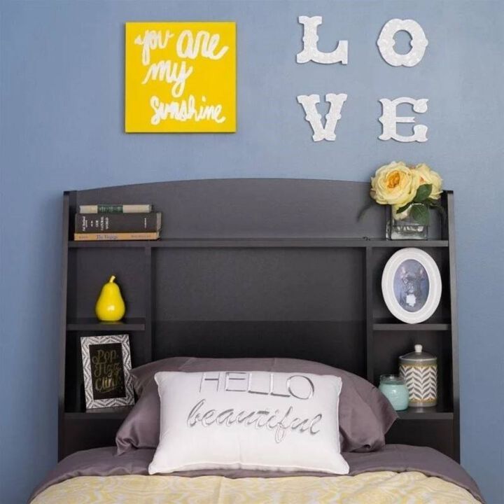 Hivvago Bookcase Storage Headboard