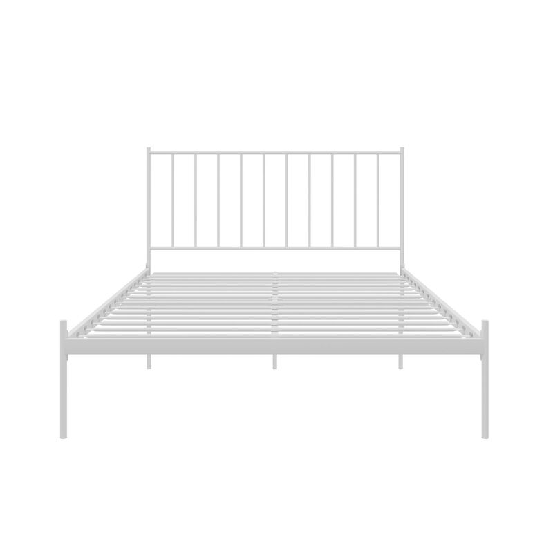 Ares Metal Bed, Full, White