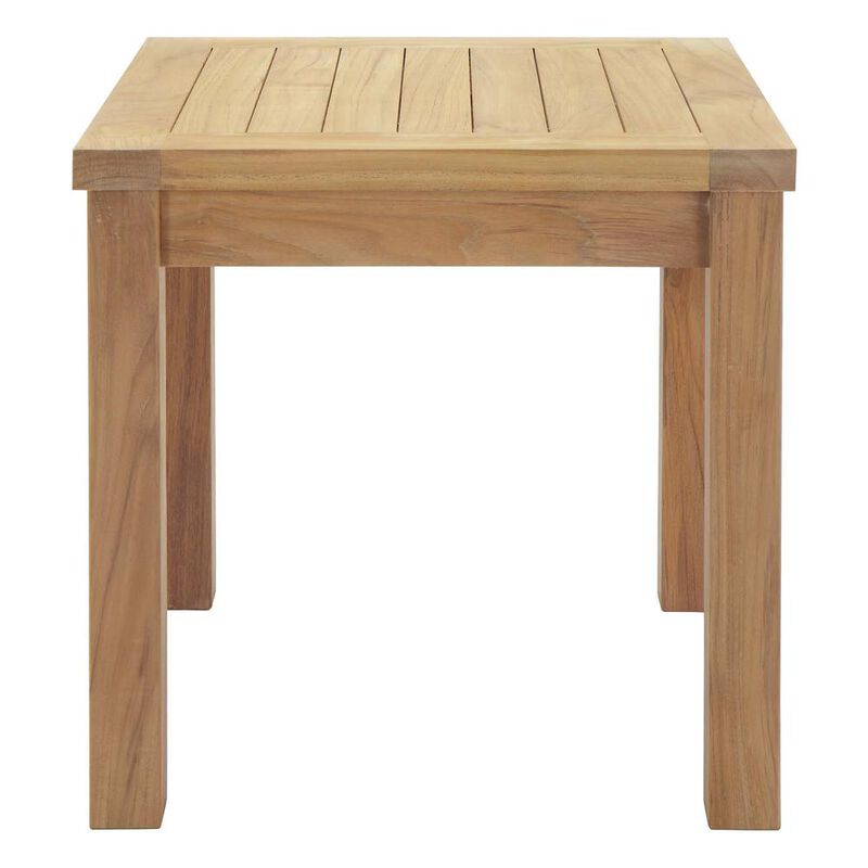 Modway Marina Outdoor Patio Teak Side Table