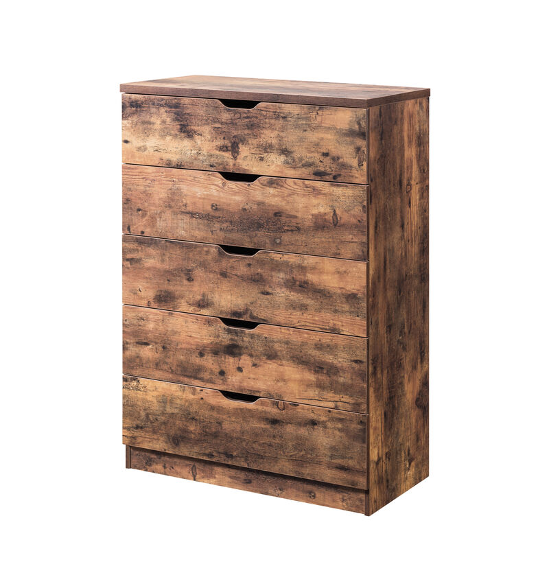 Utility Cabinet Distressed Wood