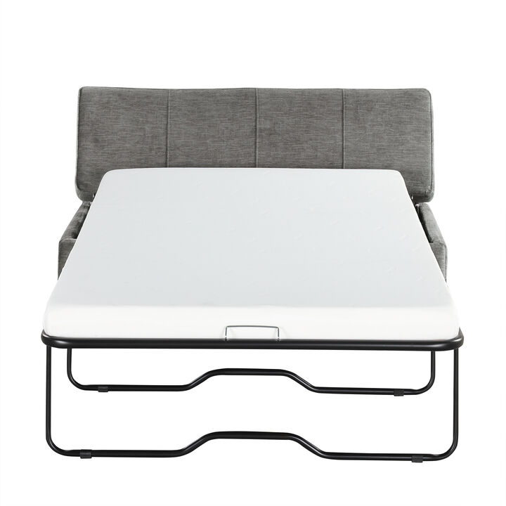 Merax Folding Ottoman Sleeper Sofa Futon with Mattress
