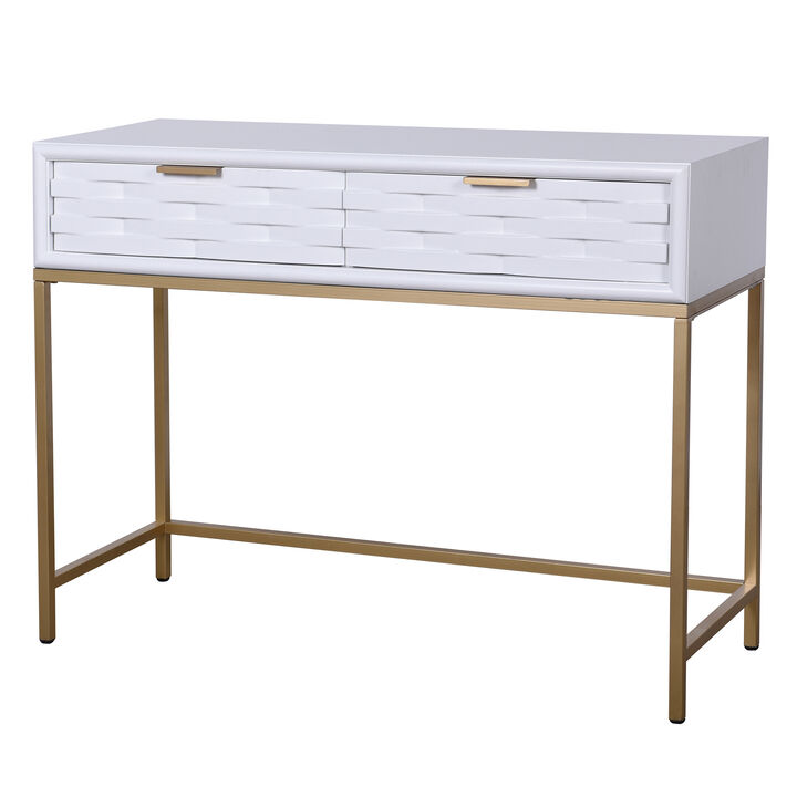 White & Gold