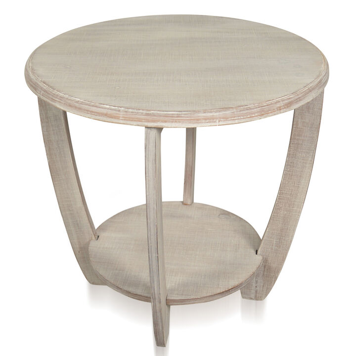 Antiqued Side Table