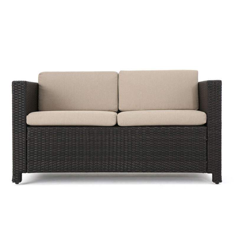 Merax 4 Pieces Outdoor Rattan  Sofa Set