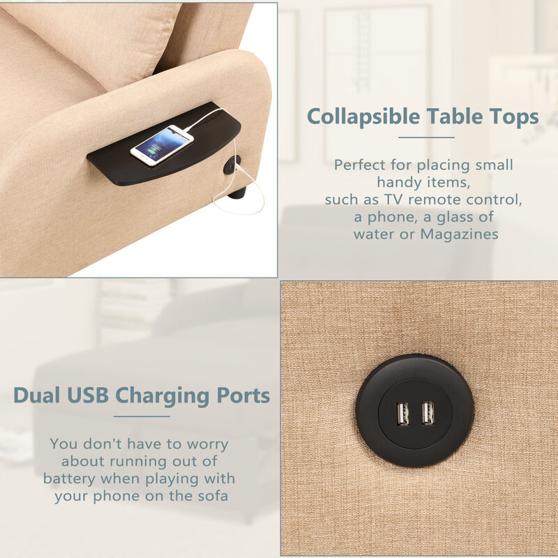 Multi-functional Sofa Sleeper with USB Charge