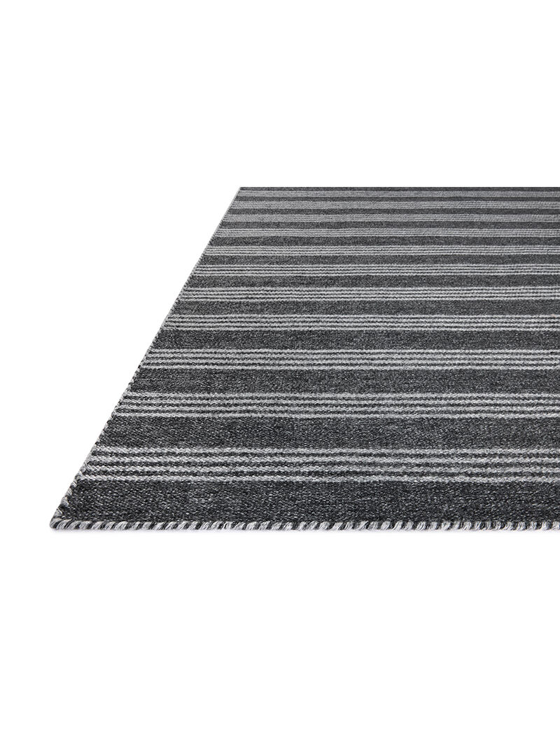 Charlie Charcoal/Grey 3'6" x 5'6" Accent Rug by Magnolia Home by Joanna Gaines x Loloi
