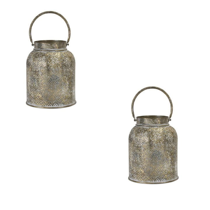 Set of 2 Elegant Candle Holders for Home Décor and Ambient Lighting