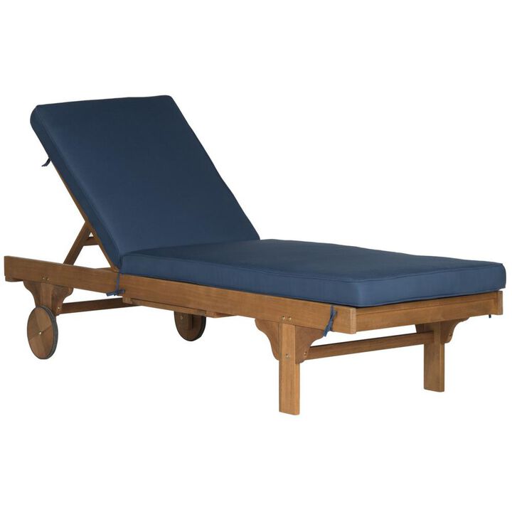 Belen Kox Nautical Chaise Lounge Chair with Side Table, Belen Kox
