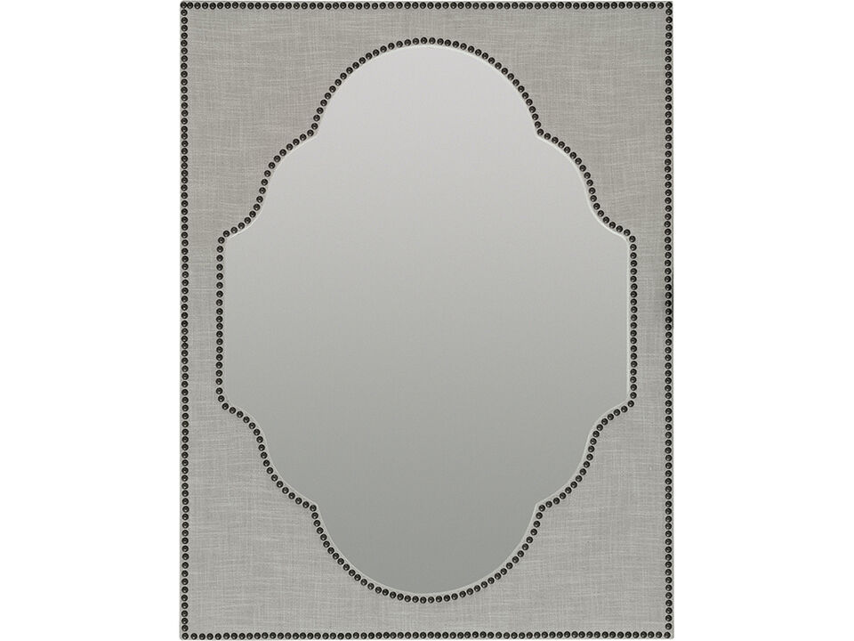 Boheme Nourmand Linen Wrapped Mirror