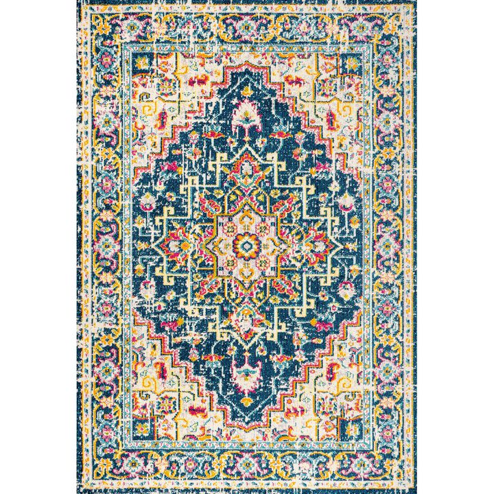 Brooklyn Geometric Medallion Area Rug