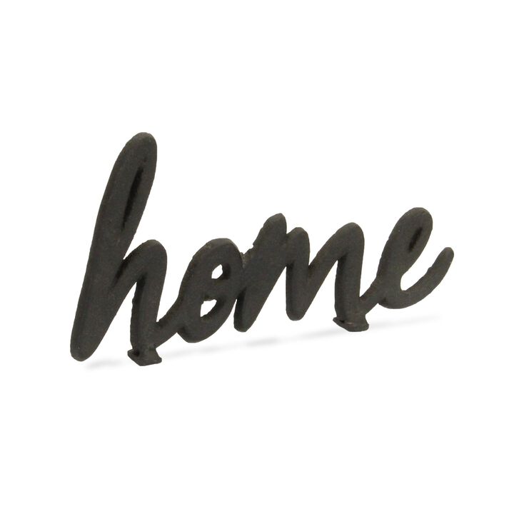 Roven Cast Iron Calligraphic Home Table Décor