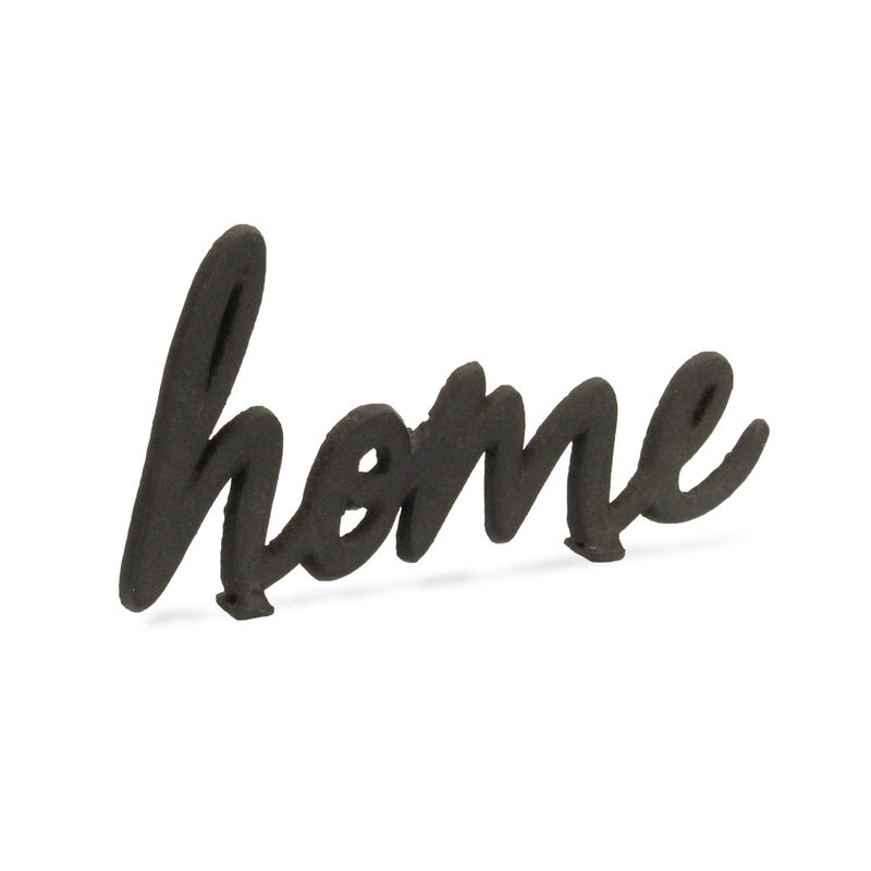 Roven Cast Iron Calligraphic Home Table Décor