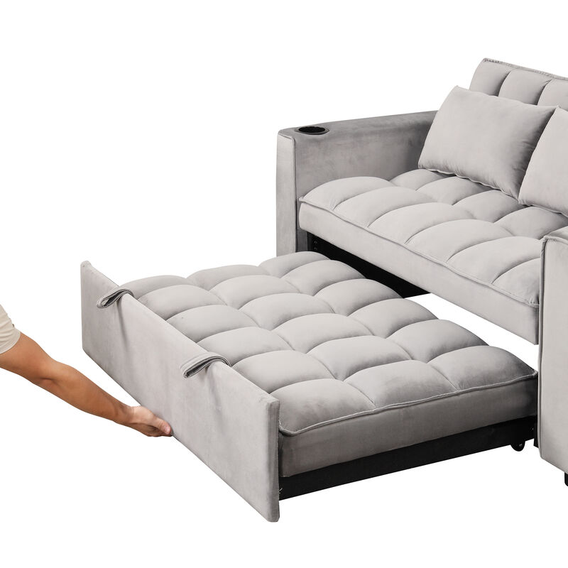 Merax 4-1 Multi-Functional Sofa Bed with Cup Holder
