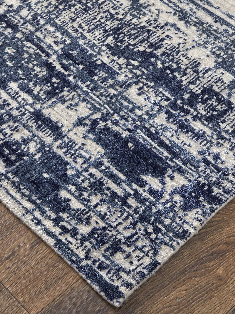 Eastfield 69AEF 3' x 5' Blue/Ivory Rug