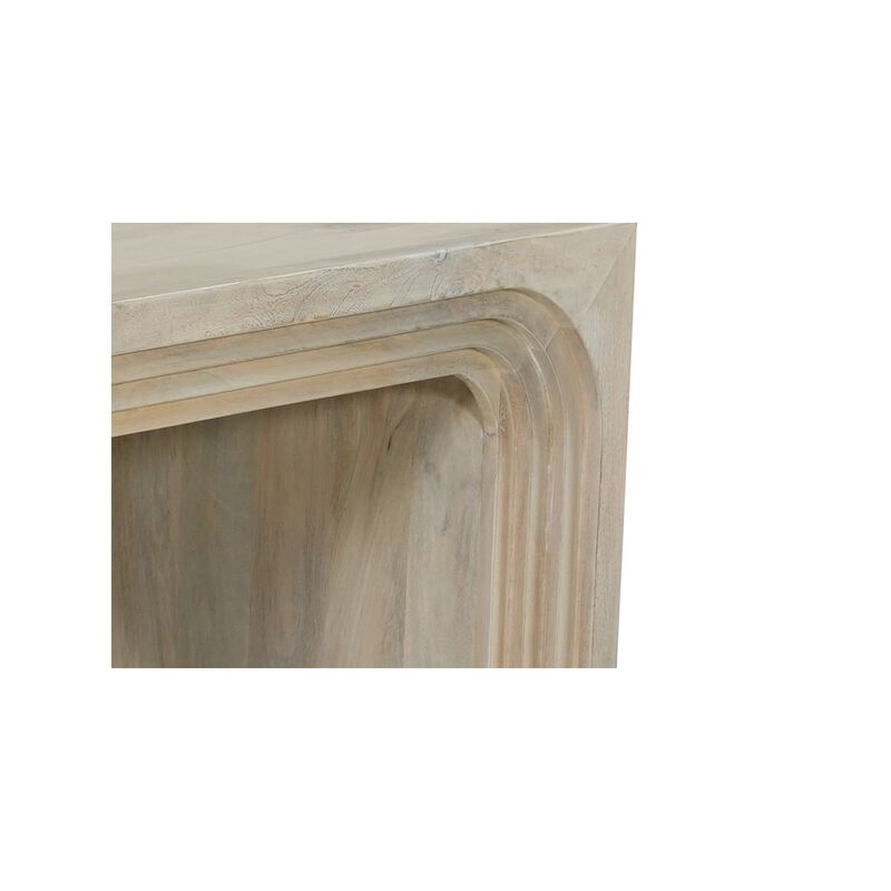 Taran Designs Renith Solid Wood End Table