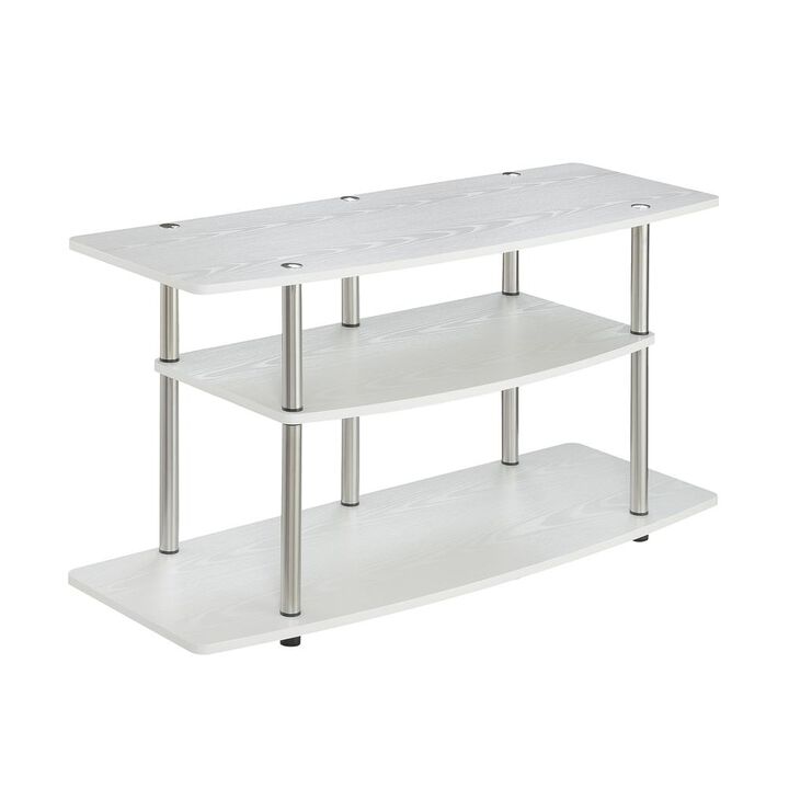 Convience Concept, Inc. No Tools 3 Tier Wide TV Stand for TVs up to 46 Inches