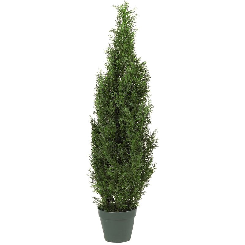 4' Artificial Silk Potted Cedar Tree