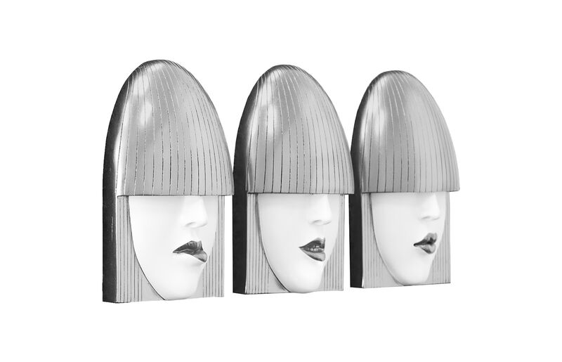 Fashion Faces Small Wall Art Set of 3