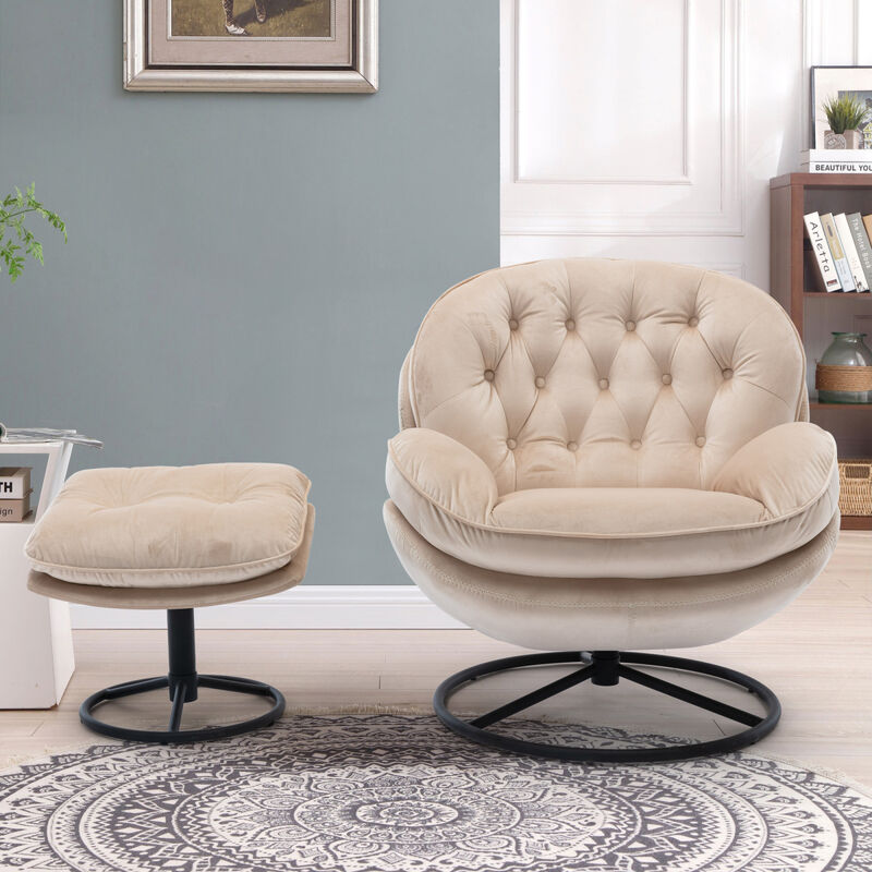 Accent Chair TV Chair Living Room Chair Sofa With Ottoman