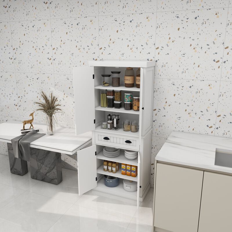Four Doors And A Drawer Cabinet Ordinary Slotted Models