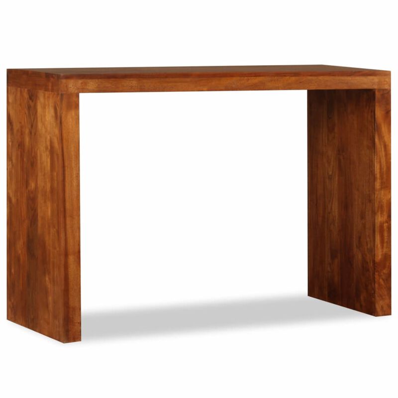vidaXL Console Table Solid Wood with Sheesham Finish 43.3"x15.7"x30"