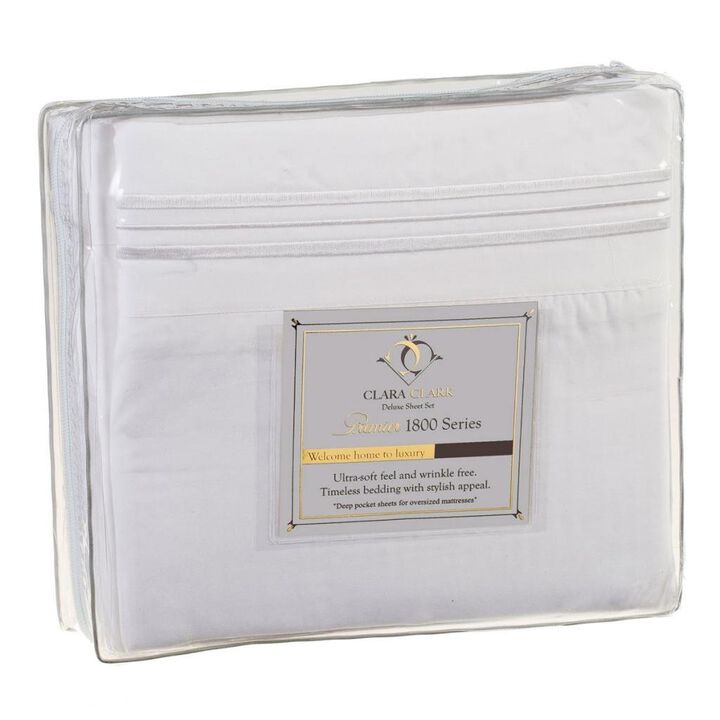 King size 4 piece Silky Soft Microfiber Sheet Set
