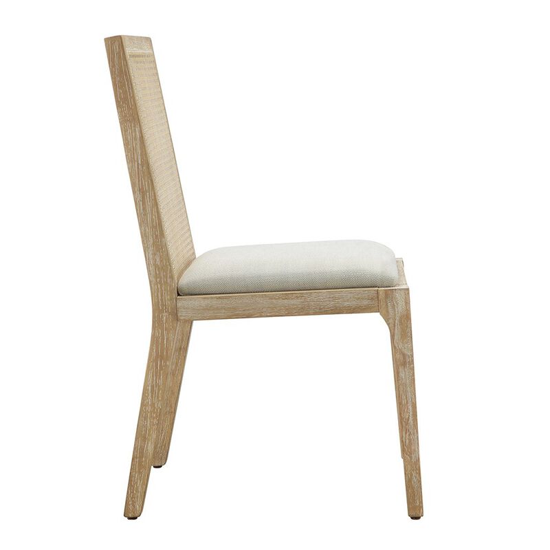 Gracie Mills Reid Farmhouse Cane Back Dining Chair Set