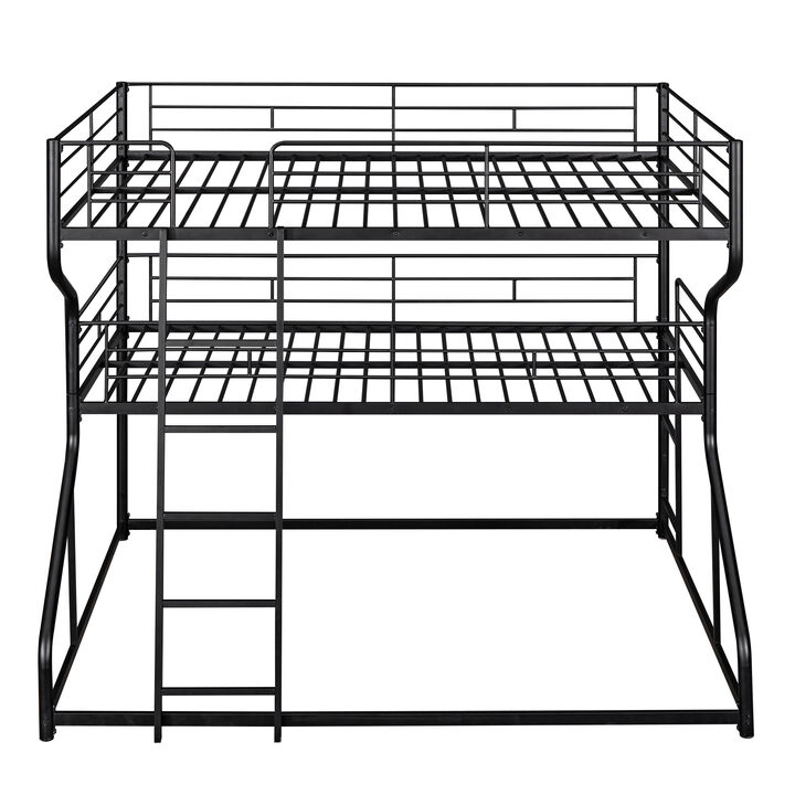 Merax Bedroom Triple Bunk Bed with Ladders