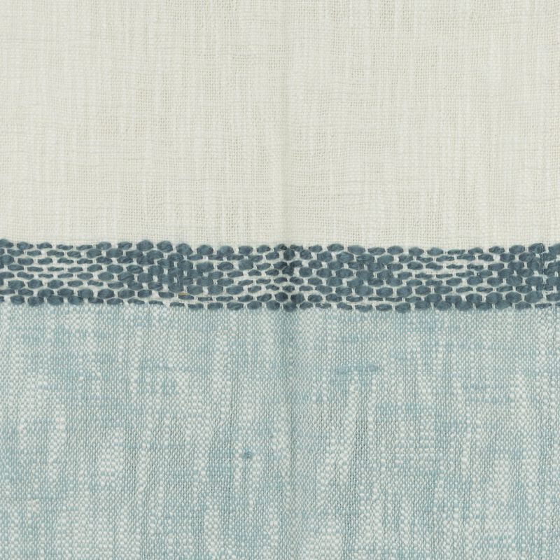 Blue/Natural 50" x 60" Throw Blanket