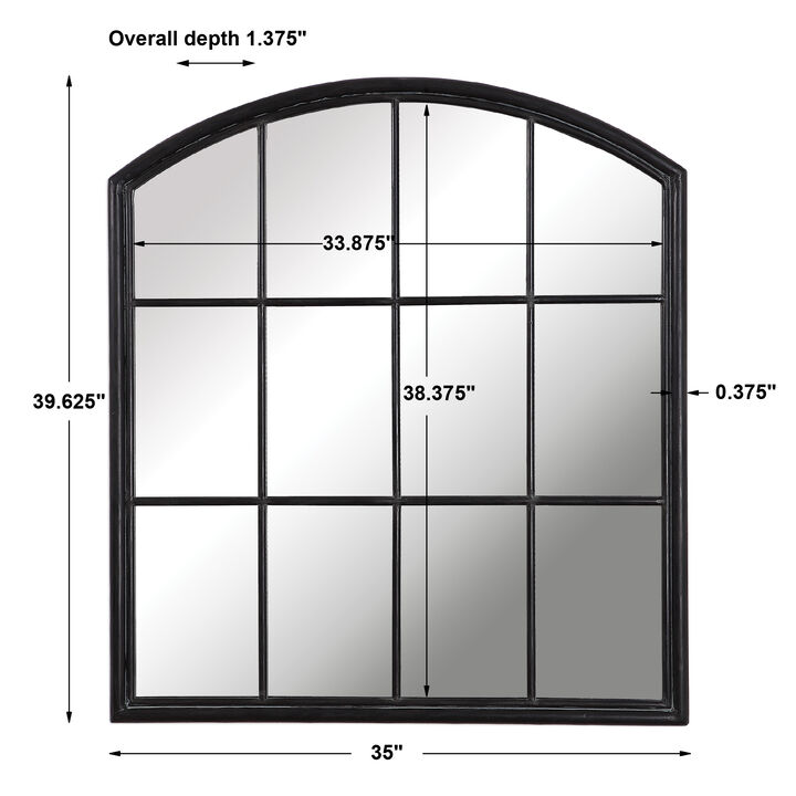 Lyda Aged Arch Mirror