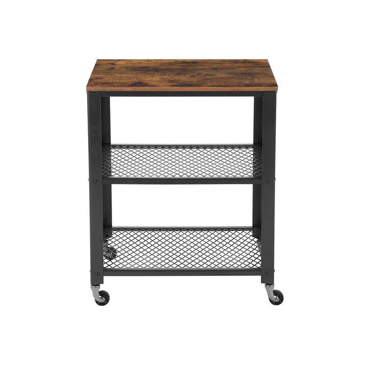 Standing Baker's Racks, 30.6"H, Rustic Brown