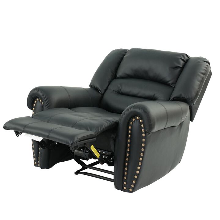 Poundex Power Recliner-Black