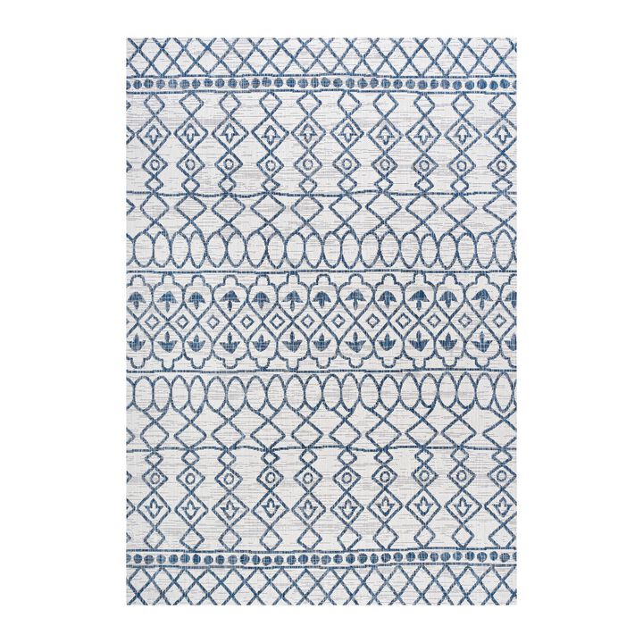 Kafel Tribal Bohemian Indoor/Outdoor Area Rug