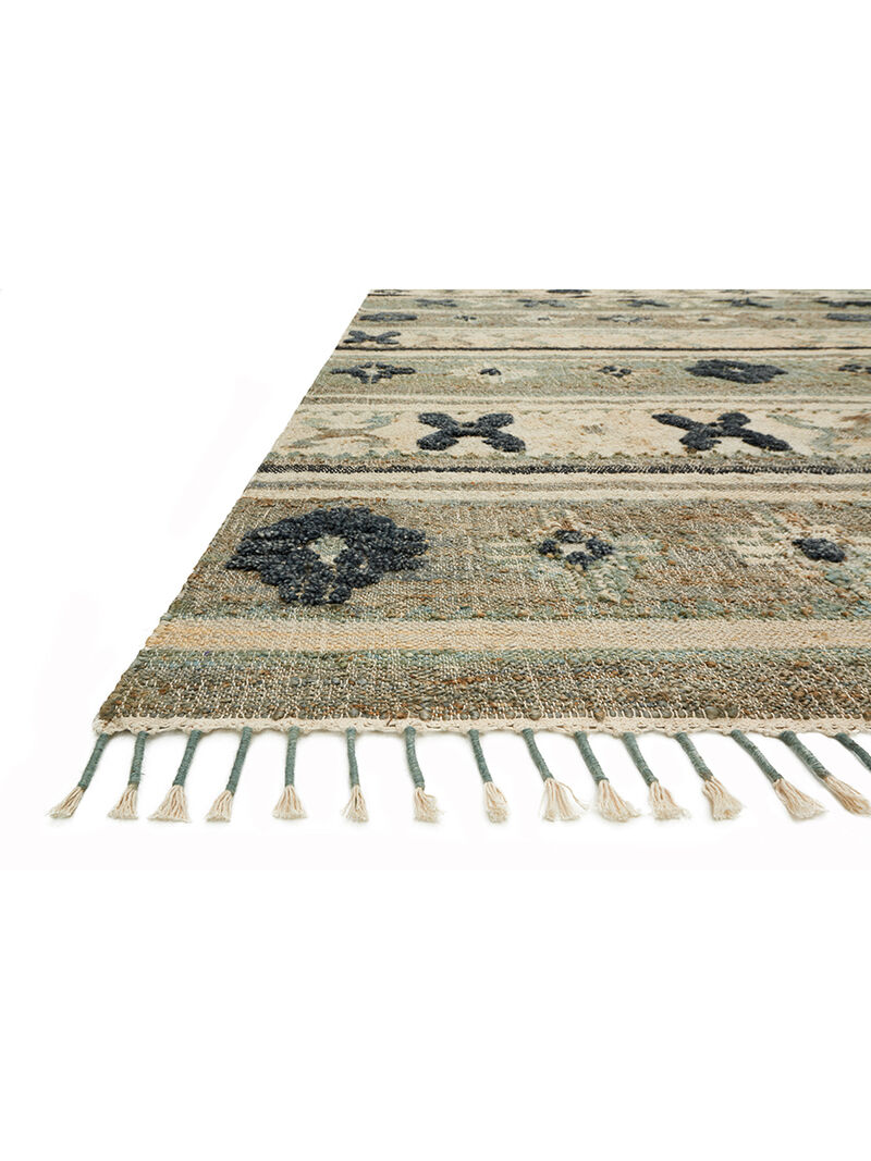 Owen OW01 Aqua/Ink 7'9" x 9'9" Rug