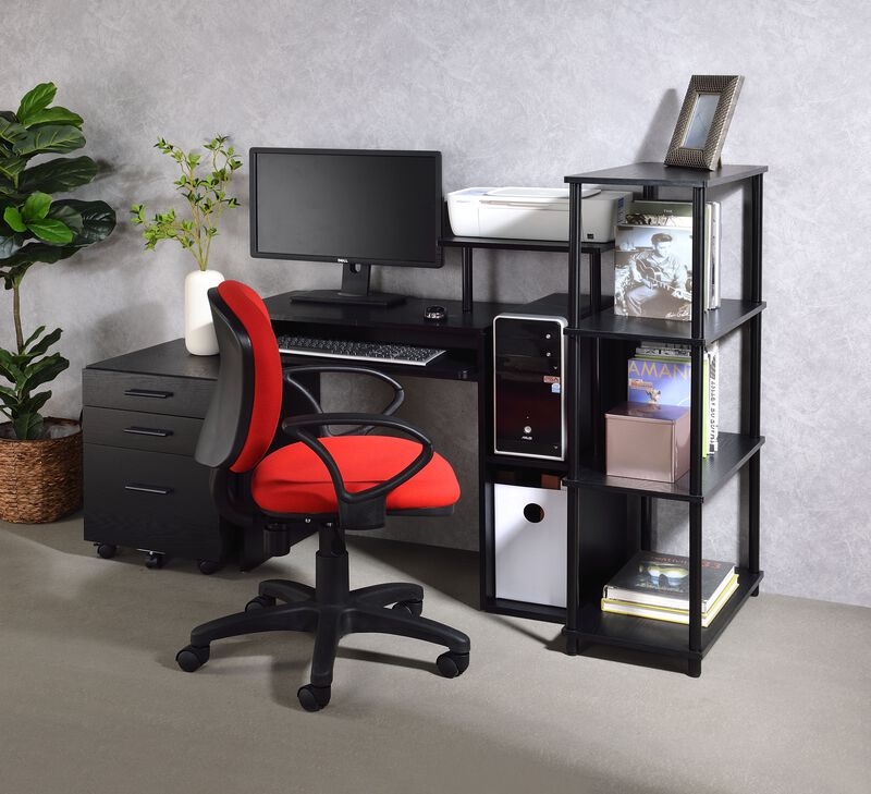 ACME Lyphre Computer Desk, Black Finish
