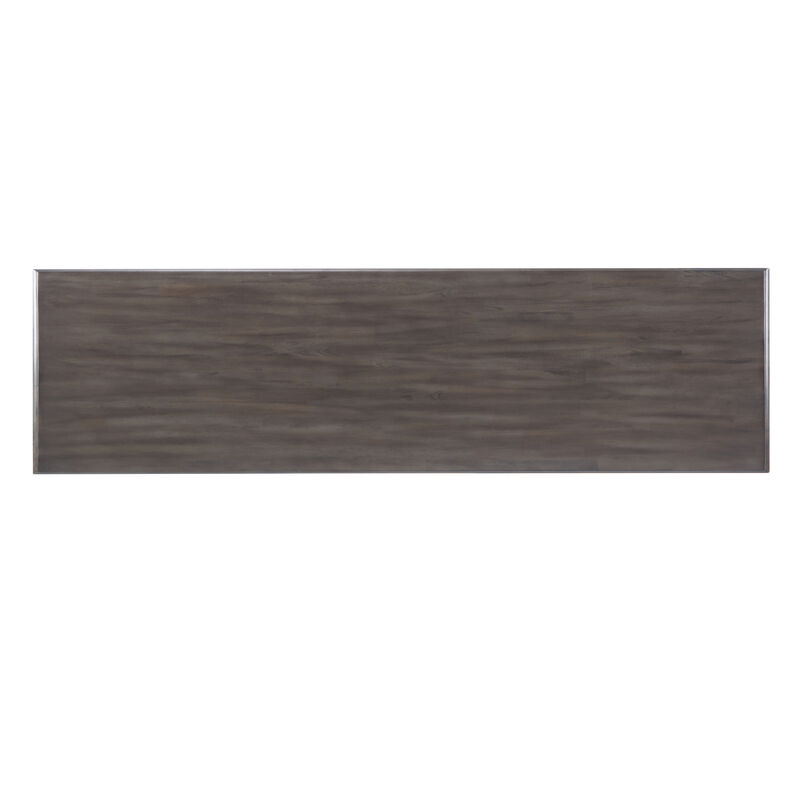 Shades of Gray Weathered Grey Dining Bench 18 in. X 42 in. X 14 in.