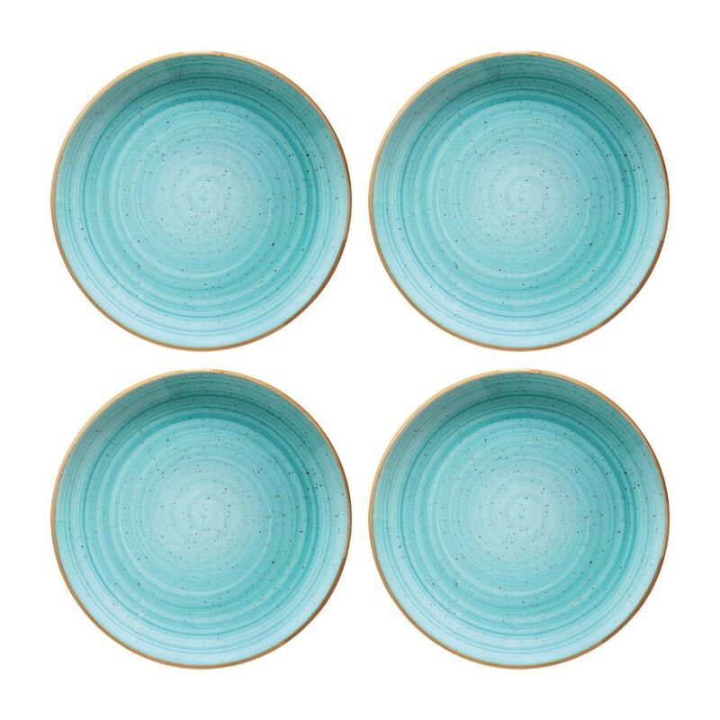 dia.9" Round Porcelain Plate (Set of 4)